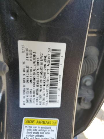 19UUA9F57EA001946 - 2014 ACURA TL TECH BLACK photo 12