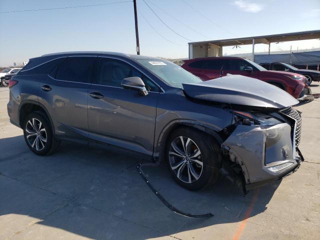 JTJHGKFA2N2026540 - 2022 LEXUS RX 450H L GRAY photo 4