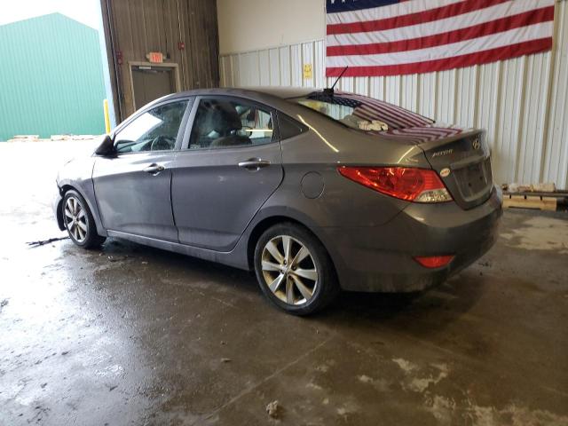 KMHCU4AE1EU651622 - 2014 HYUNDAI ACCENT GLS GRAY photo 2