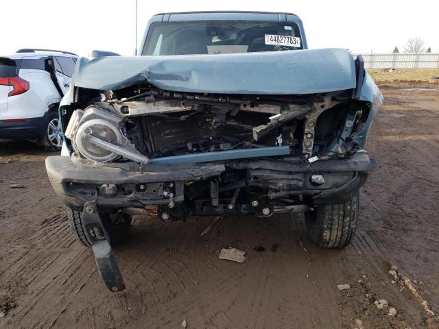 1FMDE5BH6MLA92783 - 2021 FORD BRONCO BASE BLUE photo 5