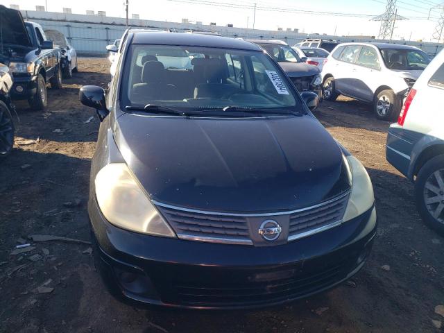 3N1BC13E18L417982 - 2008 NISSAN VERSA S BLACK photo 5