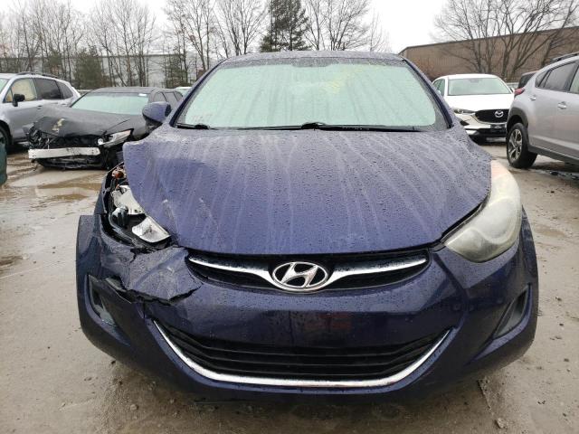 5NPDH4AE6BH030086 - 2011 HYUNDAI ELANTRA GLS BLUE photo 5