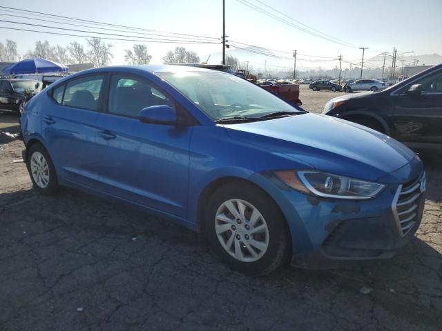 5NPD74LF0HH090818 - 2017 HYUNDAI ELANTRA SE BLUE photo 4