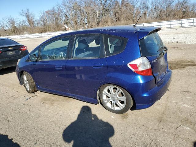 JHMGE88419S016715 - 2009 HONDA FIT SPORT BLUE photo 2