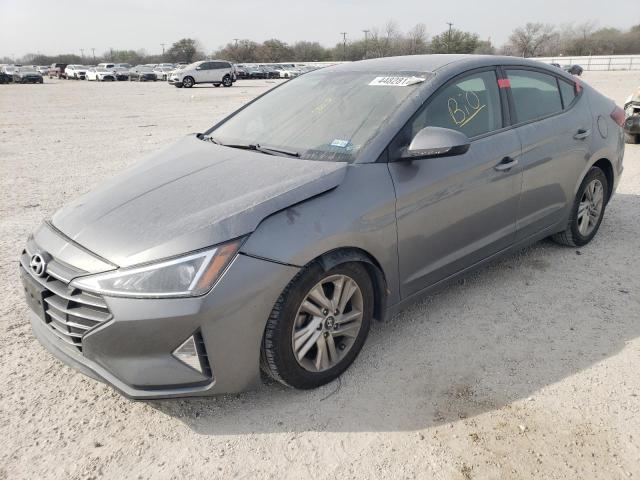 5NPD84LFXKH404267 - 2019 HYUNDAI ELANTRA SEL GRAY photo 1