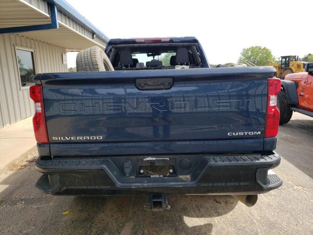 2GC4YMEY7P1718482 - 2023 CHEVROLET SILVERADO K2500 CUSTOM BLUE photo 6