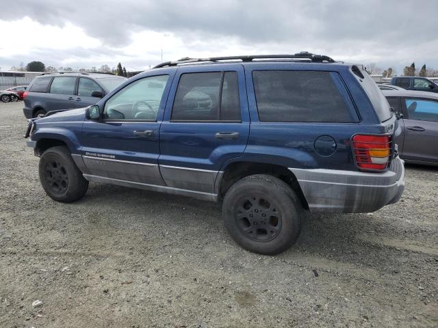 1J4GW48S21C694467 - 2001 JEEP GRAND CHER LAREDO BLUE photo 2