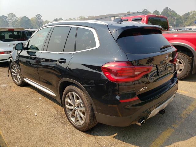 5UXTR7C52KLR45843 - 2019 BMW X3 SDRIVE30I Schwarz Foto 2