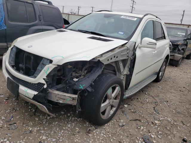 4JGBB8GB3BA656999 - 2011 MERCEDES-BENZ ML 350 4MATIC WHITE photo 1