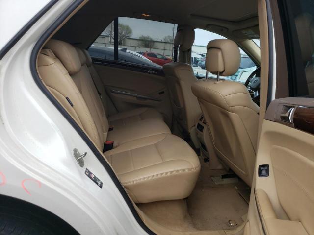 4JGBB8GB3BA656999 - 2011 MERCEDES-BENZ ML 350 4MATIC WHITE photo 11