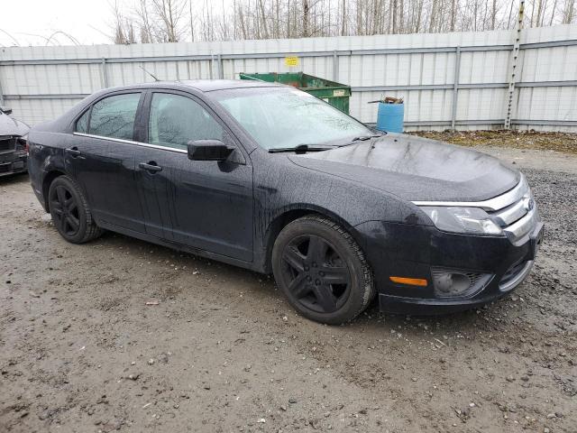 3FAHP0HA4AR322305 - 2010 FORD FUSION SE BLACK photo 4