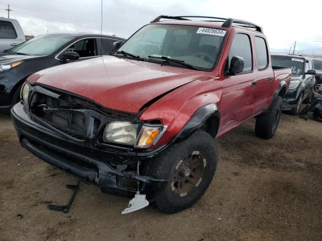 5TEGN92N02Z144566 - 2002 TOYOTA TACOMA DOUBLE CAB PRERUNNER RED photo 1