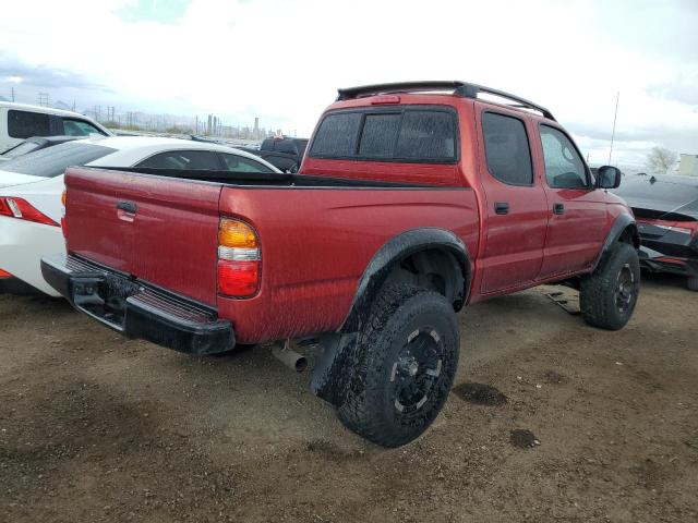 5TEGN92N02Z144566 - 2002 TOYOTA TACOMA DOUBLE CAB PRERUNNER RED photo 3