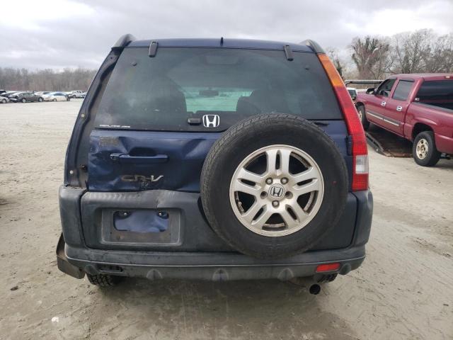 SHSRD78863U139465 - 2003 HONDA CR-V EX BLUE photo 6