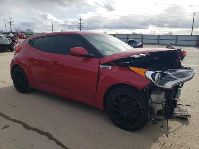 KMHTC6AD0HU307645 - 2017 HYUNDAI VELOSTER RED photo 4