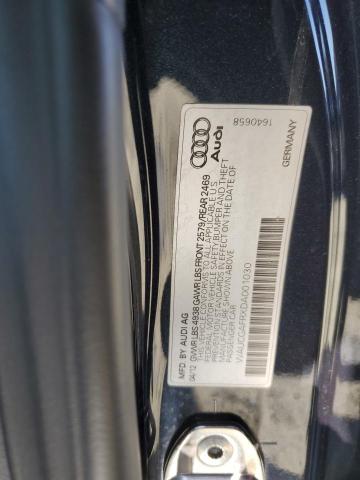 WAUCGAFRXDA001030 - 2013 AUDI S5 PREMIUM PLUS 石墨色 照片 12