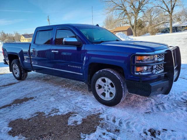 3GCUKSEC1EG223922 - 2014 CHEVROLET SILVERADO K1500 LTZ BLUE photo 1