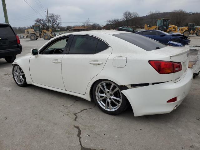 JTHBK262962019455 - 2006 LEXUS IS 250 WHITE photo 2