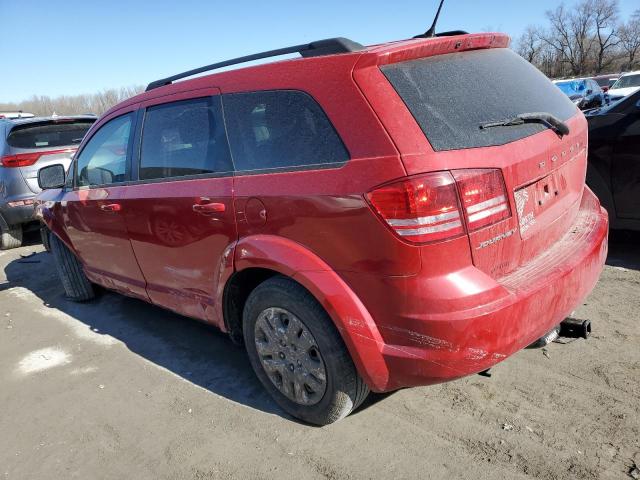 3C4PDCAB1GT238666 - 2016 DODGE JOURNEY SE RED photo 2