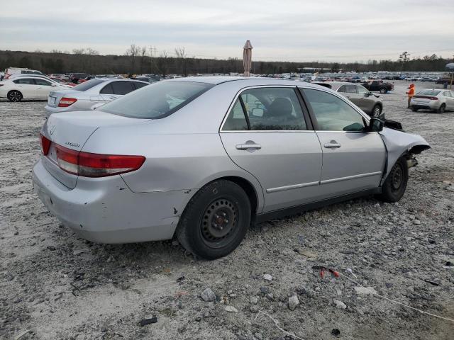 1HGCM56344A000701 - 2004 HONDA ACCORD LX SILVER photo 3