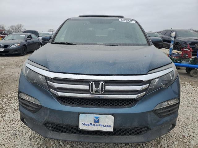 5FNYF5H55HB025519 - 2017 HONDA PILOT EXL BLUE photo 5