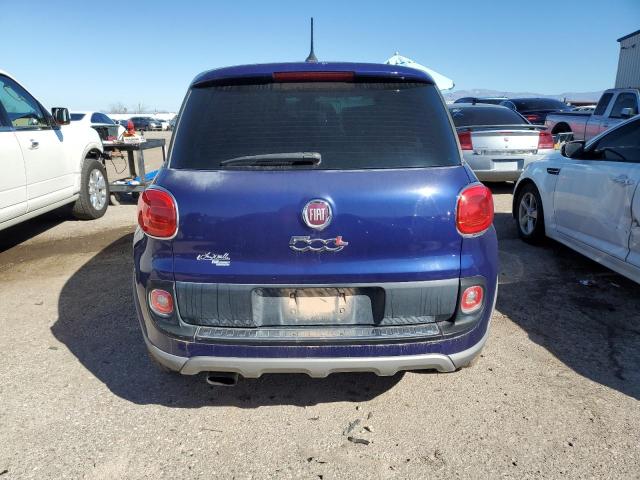 ZFBCFADH9FZ031370 - 2015 FIAT 500L TREKKING BLUE photo 6