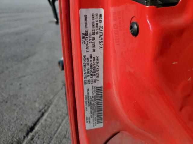 ZFBHRFAB1K6M00101 - 2019 RAM PROMASTER RED photo 13