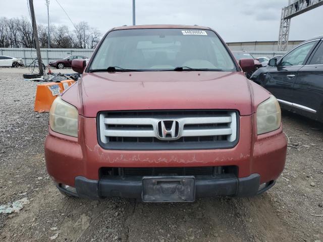 2HKYF18586H535421 - 2006 HONDA PILOT EX RED photo 5