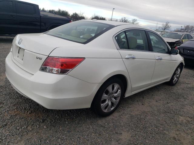 1HGCP3F84AA011703 - 2010 HONDA ACCORD EXL WHITE photo 3