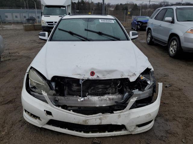 WDDGF4HB7DR287497 - 2013 MERCEDES-BENZ C 250 WHITE photo 5