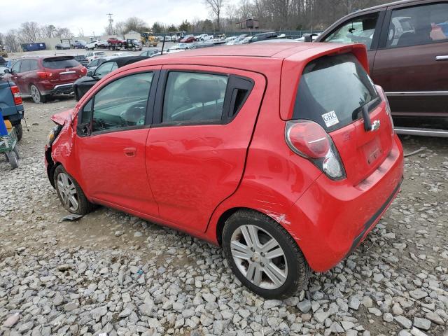 KL8CD6S92DC525395 - 2013 CHEVROLET SPARK 1LT RED photo 2