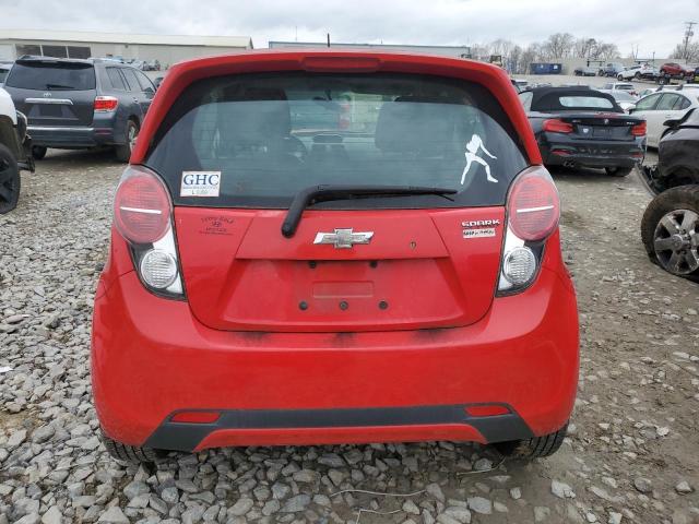 KL8CD6S92DC525395 - 2013 CHEVROLET SPARK 1LT RED photo 6