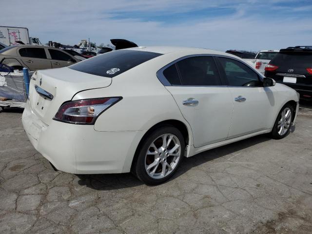 1N4AA5APXEC457940 - 2014 NISSAN MAXIMA S WHITE photo 3