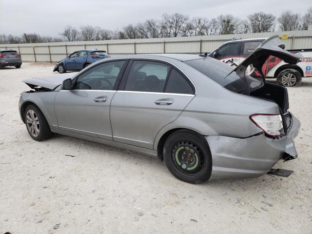 WDDGF81X38F046685 - 2008 MERCEDES-BENZ C 300 4MATIC GRAY photo 2