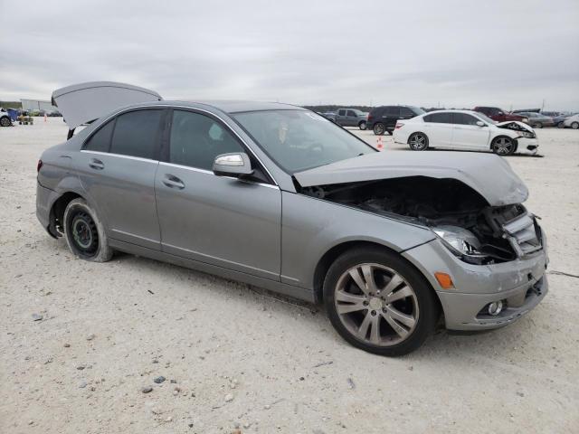 WDDGF81X38F046685 - 2008 MERCEDES-BENZ C 300 4MATIC GRAY photo 4