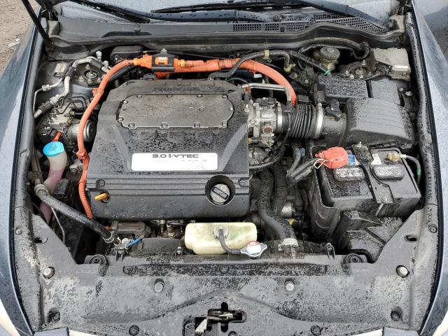 JHMCN365X5C013281 - 2005 HONDA ACCORD HYBRID GRAY photo 11