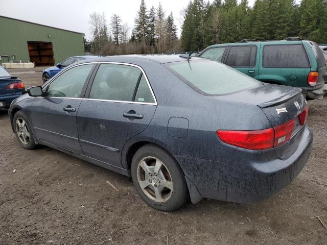 JHMCN365X5C013281 - 2005 HONDA ACCORD HYBRID GRAY photo 2