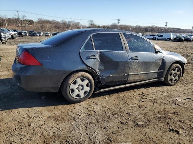 1HGCM56486A060833 - 2006 HONDA ACCORD LX BLUE photo 3