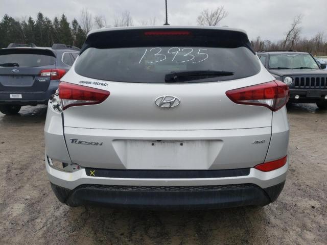 KM8J3CA41HU570765 - 2017 HYUNDAI TUCSON LIMITED SILVER photo 6