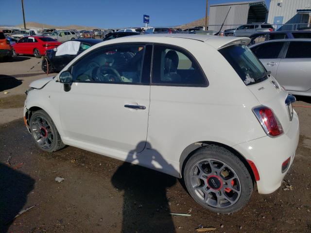 3C3CFFBR3FT507758 - 2015 FIAT 500 SPORT WHITE photo 2