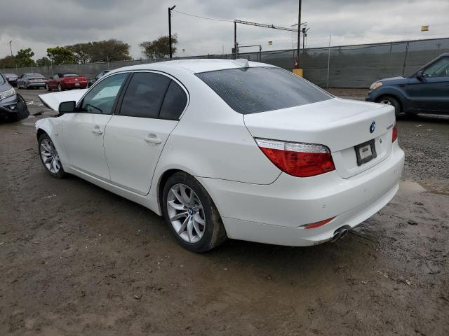 WBANW53598CT52980 - 2008 BMW 550 I WHITE photo 2