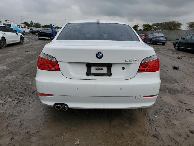 WBANW53598CT52980 - 2008 BMW 550 I WHITE photo 6