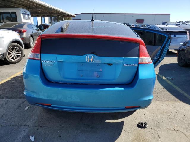 JHMZE2H56AS027633 - 2010 HONDA INSIGHT LX BLUE photo 6