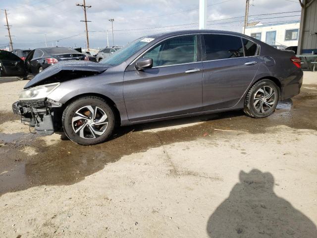 1HGCR2F34HA081172 - 2017 HONDA ACCORD LX GRAY photo 1