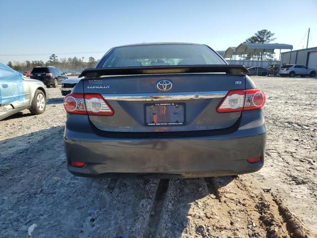 2T1BU4EE1BC671775 - 2011 TOYOTA COROLLA BASE GRAY photo 6