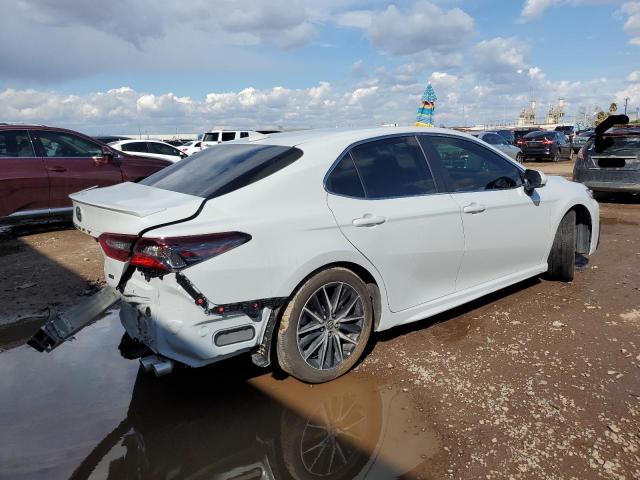 4T1G11AKXPU103572 - 2023 TOYOTA CAMRY SE NIGHT SHADE WHITE photo 3