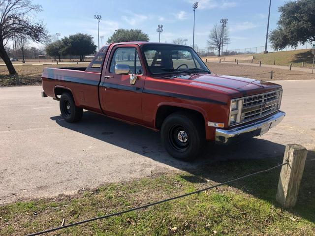 1GCER14K4HS121529 - 1987 CHEVROLET R10 ORANGE photo 1