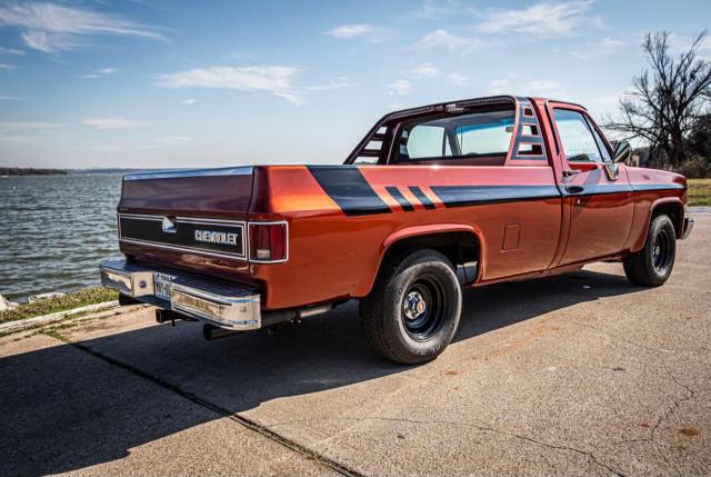 1GCER14K4HS121529 - 1987 CHEVROLET R10 ORANGE photo 4