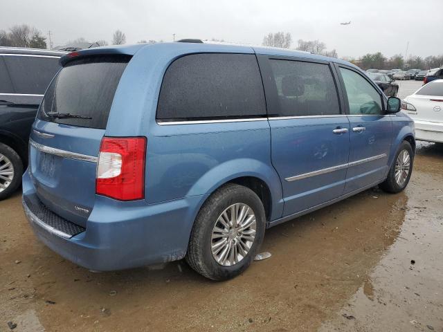 2A4RR6DG3BR781249 - 2011 CHRYSLER TOWN & COU LIMITED BLUE photo 3