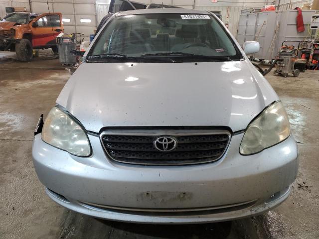 1NXBR32E75Z550574 - 2005 TOYOTA COROLLA CE SILVER photo 5